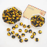 Chenkai 50PCS 15mm Sunflower Silicone Beads Baby Teething BPA DIY Sensory