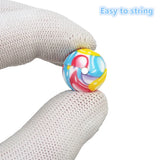 Chenkai 50PCS Watercolor Silicone Beads Baby Teething DIY Sensory Chewing Toy