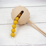 Chenkai 5PCS BPA Free Silicone Pacifier Holder Case Tortoise Teething Food