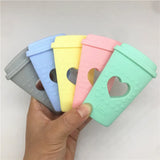 Chenkai 5PCS Silicone Coffee Cup Teether Baby Pacifier Toy