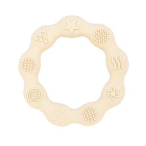 Chenkai 5PCS Flower Silicone Teether Rings BPA-Free