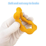 Chenkai 5PCS Flower Silicone Teether Rings BPA-Free
