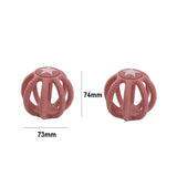 Chenkai 5PCS BPA Free Silicone Teethers DIY Baby Necklace Pendant Teething Toys