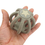 Chenkai 5PCS BPA Free Silicone Teethers DIY Baby Necklace Pendant Teething Toys