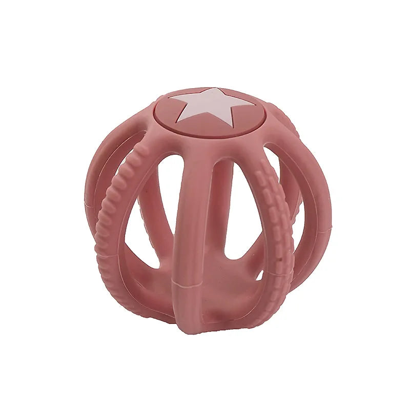 Chenkai 5PCS BPA Free Silicone Teethers DIY Baby Necklace Pendant Teething Toys