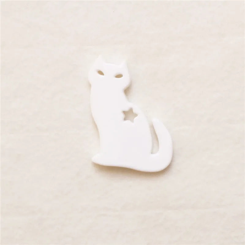 Chenkai 5PCS Silicone Cat Teether Baby Pacifier Teething Chew Sensory Toy