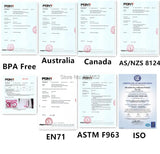 Chenkai 5PCS Silicone Cat Teether Baby Pacifier Teething Chew Sensory Toy