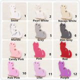 Chenkai 5PCS Silicone Cat Teether Baby Pacifier Teething Chew Sensory Toy