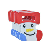 Chenkai 5PCS BPA Silicone Christmas Boots Teether Cartoon Baby Silicone Pacifier