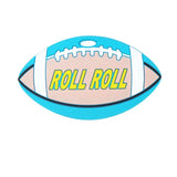 Chenkai 5PCS BPA Silicone Football Teether Pendant DIY Baby Shower Sensory Toy