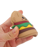 Chenkai 5PCS BPA Silicone Hamburger Teethers Sensory Chewing Pacifier