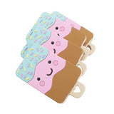 Chenkai 5PCS Silicone Ice Cream Teethers for Baby