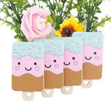 Chenkai 5PCS Silicone Ice Cream Teethers for Baby