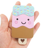 Chenkai 5PCS Silicone Ice Cream Teethers for Baby