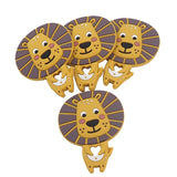 5PCS Silicone Lion Teether DIY Baby Nursing Pacifier Clip