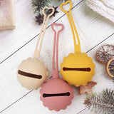Chenkai 5PCS BPA Silicone Pacifier Holder Case Teether Tortoise Teething