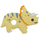 5PCS Silicone Triceratops Teethers Sensory Chewing DIY Necklace