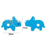 5PCS Silicone Triceratops Teethers Sensory Chewing DIY Necklace