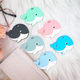 Chenkai 5PCS Silicone Whale Teether Fidget Toys Nursing Pacifier
