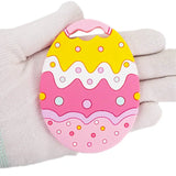 5PCS Easter Egg Shape Baby Silicone Teether BPA Sensory Nursing Pacifier DIY