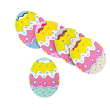 5PCS Easter Egg Shape Baby Silicone Teether BPA Sensory Nursing Pacifier DIY