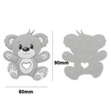Chenkai 5PCS Silicone Bear Teethers for Baby Nursing