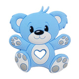 Chenkai 5PCS Silicone Bear Teethers for Baby Nursing