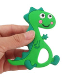 Chenkai 5PCS Silicone Dragon Shaped Teether DIY Baby Pacifier Mommy Jewelry Toy