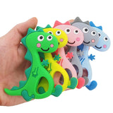 Chenkai 5PCS Silicone Dragon Shaped Teether DIY Baby Pacifier Mommy Jewelry Toy