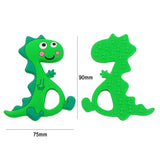 Chenkai 5PCS Silicone Dragon Shaped Teether DIY Baby Pacifier Mommy Jewelry Toy