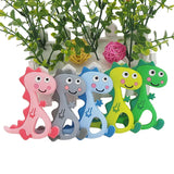 Chenkai 5PCS Silicone Dragon Shaped Teether DIY Baby Pacifier Mommy Jewelry Toy