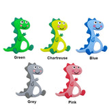 Chenkai 5PCS Silicone Dragon Shaped Teether DIY Baby Pacifier Mommy Jewelry Toy