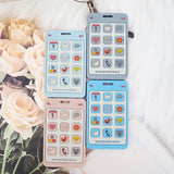 Chenkai 5PCS Bear Silicone Phone Teether DIY Chewing Nursing Pacifier Chain
