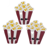 Chenkai 5PCS Silicone Popcorn Teether Cartoon Pacifier For Baby