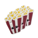 Chenkai 5PCS Silicone Popcorn Teether Cartoon Pacifier For Baby