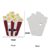 Chenkai 5PCS Silicone Popcorn Teether Cartoon Pacifier For Baby