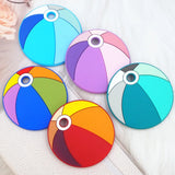 Chenkai 5PCS Silicone Water Ball Teether DIY Sensory Chewing Toy