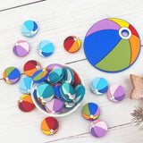 Chenkai 5PCS Silicone Water Ball Teether DIY Sensory Chewing Toy