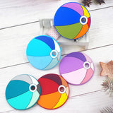 Chenkai 5PCS Silicone Water Ball Teether DIY Sensory Chewing Toy