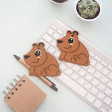 Chenkai 5pcs Bear Silicone Teethers BPA Free Baby Teething Chewing Pendant