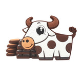 5pcs Silicone Animal Teether Baby Sensory Teething Toy DIY Chewing Pendant