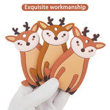 5pcs Silicone Deer Cat Fox Teether for Baby Chewing Pendant Sensory Teething
