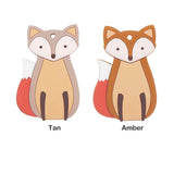 5pcs Silicone Animal Teether DIY Baby Chew Toy Nursing Sensory Pacifier