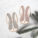 5pcs Silicone Rabbit Teethers BPA Free Baby Chewing Pendant Teething Toys