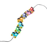 Chenkai 7PCS Silicone Train Teether Beads Baby Nursing Pacifier BPA DIY
