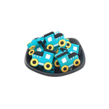 Chenkai 7PCS Silicone Train Teether Beads Baby Nursing Pacifier BPA DIY