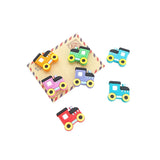 Chenkai 7PCS Silicone Train Teether Beads Baby Nursing Pacifier BPA DIY