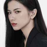 Cherry Blossom Powder Love Ear Hanging High Level Sweetheart Series S925