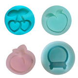 Cherry Peach Ball Shaker Silicone Mold Epoxy Resin Quicksand Pendant