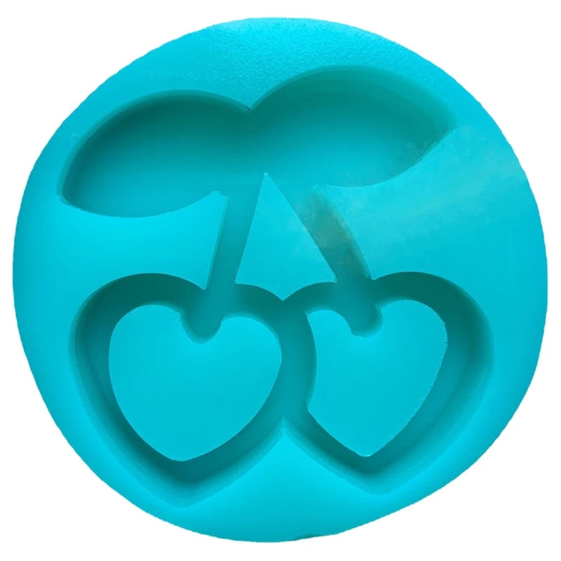 Cherry Peach Ball Shaker Silicone Mold Epoxy Resin Quicksand Pendant